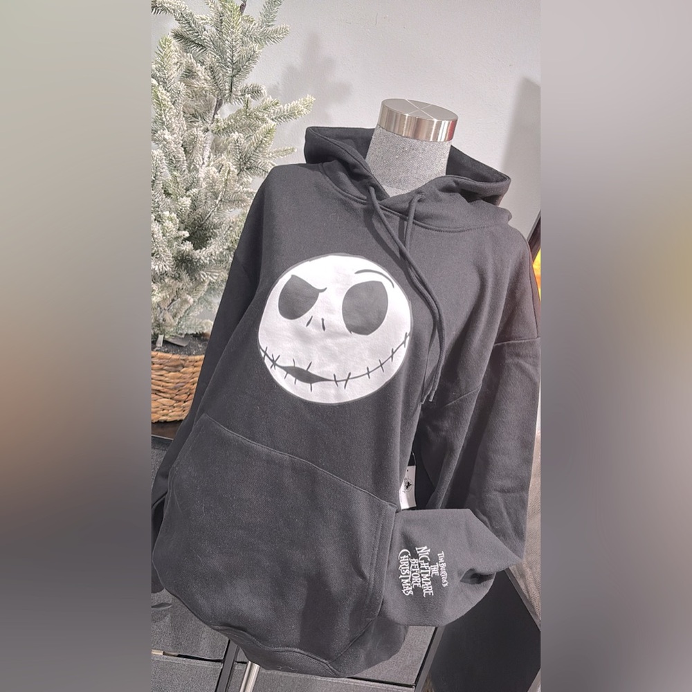 Disney Jack Skellington Black Hoodie - NWT!!